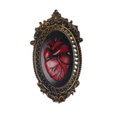 Maxbell Heart Wall Sculpture Art Craft Creepy Photo Frame for Household Hallway Cafe