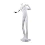 Maxbell Golf Themed Figurine Aesthetic Human Sculpture for Room Wedding Housewaiming 814W