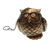 Maxbell Cast Iron Owl Windbell Wind Chime Hanging Outdoor Yard Door Decor red bronze - Aladdin Shoppers