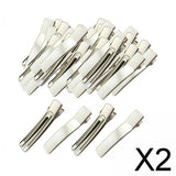 Maxbell 2x50 Pieces Alligator Hair Clips Flat Hair Styling Accessories or DIY Projects