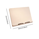 Maxbell Adjustable Book Stand Versatile Cookbook Holder for Desk Textbook Music Book M