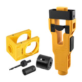 Maxbell Door Lock Installation Set Wear Resistant Utility Sturdy with Guide Template Yellow