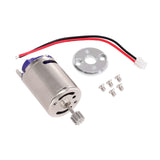 Maxbell RC Motor with Holder Replacement Brushed for MN78 MN99S C24 C34 Pickup Truck Silver Base