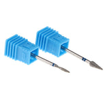 Maxbell Maxbell 2Pcs Nail Drill Bits Diamond Cuticle Clean Electric Files Buffing Tool 05