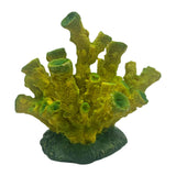 Maxbell Artificial Coral Figurine Sculpture Home Decor Aquarium Decoration for Table green