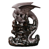 Maxbell Backflow Incense Burner Dragon Room Decor for Living Room Desktop Relaxation
