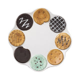 Maxbell Pottery Tableware Art Supplies Fashion Decor for Housewarming Camping Travel Multicolor Plate