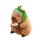 Maxbell Capybara Stuffed Animal Plush Accompany Sleep Toy for Adults Kids Boys Girls Avocado 40cm