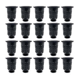 Maxbell 20Pcs Net Pots for Hydroponics Compact Bucket Basket Garden Slotted Mesh Net