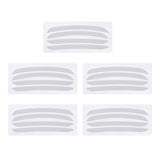 Maxbell Maxbell 5 Pairs Disposable Adhesive Eyebrow Ruler Sticker Eyebrow Positioning Ruler