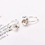 Maxbell Maxbell One Pair Korea Fashion Ear Cuff Clip On No Piercing U Type Earrings silver