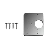 Cabinet Hinge Repair Plate Fixing Kit for Wood Furniture Window Option 1