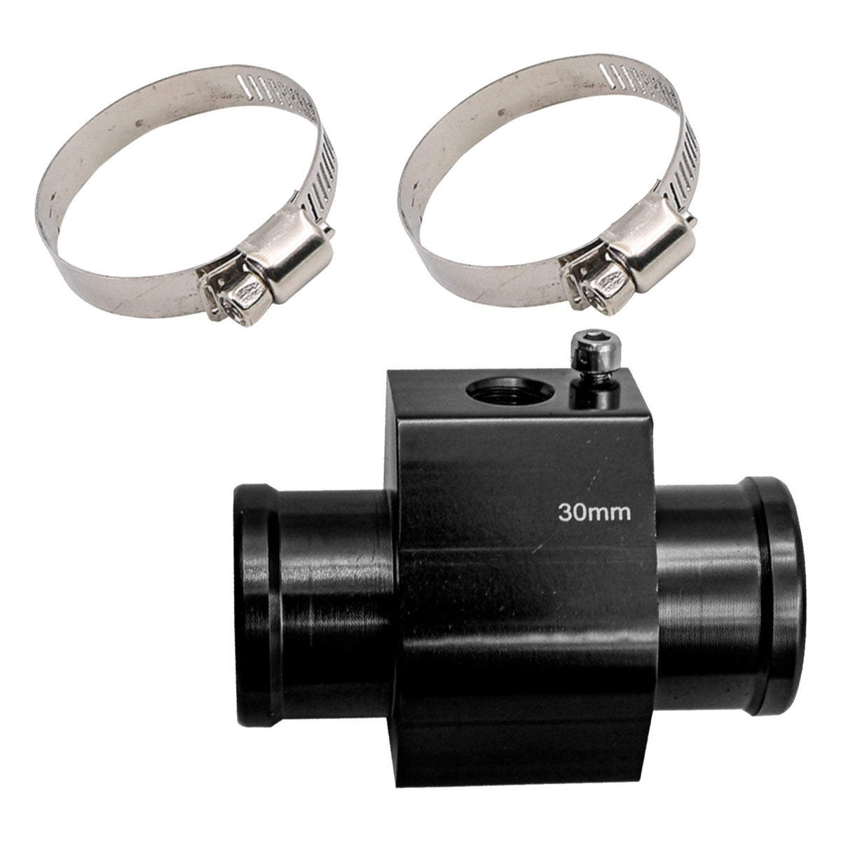 Maxbell Water Temperature Gauge Sensor Adapter Sturdy Easy Installation 6.8cm Length 30mm Black