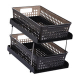 Maxbell Maxbell Kitchen Standing Shelf Makeup Display Holder for Countertop Dresser Tabletop black