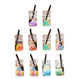 Maxbell 10x Simulation Juice Straw Cup Handmade Clothes and Shoes Making Pretend Toy