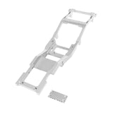 Maxbell 1/12 Scale RC Car Body Chassis Frame Aluminum Alloy for LC79 Truck Model Car Silver