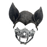 Maxbell Halloween Bat Costume Mask Accessories for Masquerade Birthday Party Friends Black and Silver