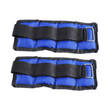 Maxbell 2x Wrist Ankle Weights Women Men Strength Training Arm Leg Weight Straps 1KG 16x10cm - Aladdin Shoppers