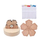 Maxbell Magnetic Pin Holder with 10 Pins for Quilting Cross Stitch