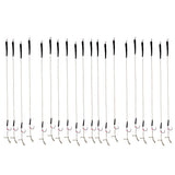 Maxbell 20Pcs Fishing Hair Rigs Assorted Hand Tied Carp Fishing Barbless Hooks