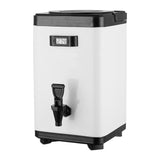 Maxbell Hot and Cold Beverage Dispenser Double Layer Milk Pail for Soup Coffee 8L