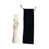 Maxbell Kazoo for Kids Adults with Storage Pouch Lightweight Kids Musical Instrument white