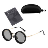 Maxbell Adjustable Sunglasses Decor Eyewear for Outdoor Activities Traveling Camping Gold