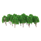 Maxbell 3x20Pcs Model Trees Train Scenery Landscape N Scale 1:150