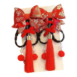Maxbell New Year Hair Clips Chinoiserie Hair Barrettes for Birthday Holiday New Year Style C