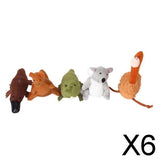 Maxbell 6xFive Australia Unique Animals Finger puppets
