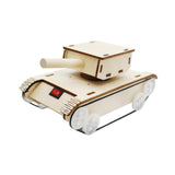 Maxbell DIY Assemble Tank Model 3D Puzzle Toy Handcraft Collectible Battery Operated