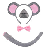 Maxbell Mouse Costume Kids Dress up Cosplay Props Cute Little Mouse Cartoon Hairband Style A