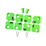 Maxbell 8 Pieces Camping Chair Replacement Feet Camp Chair Accessories Parts Premium Green