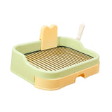 Maxbell Pet Dog Toilet Portable Dog Potty Pan Reusable Anti Splashing Dog Potty Tray Green Orange