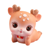 Deer Miniature Figurine Desktop Ornament for Entrance Fireplace Cabinet Style D