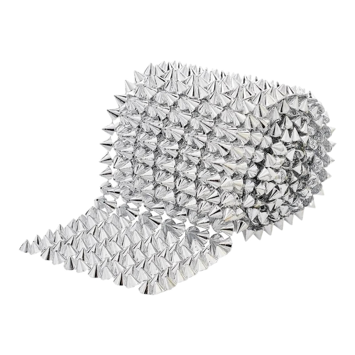 Maxbell Sew Stitch on Spikes DIY Project Cone Spikes for Crafts Clothing Silver