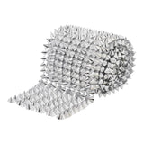 Maxbell Sew Stitch on Spikes DIY Project Cone Spikes for Crafts Clothing Silver