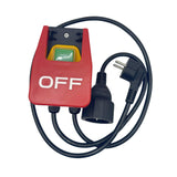 Maxbell Emergency Stop Push Button Switch Safety Switch for Bench Saw Garden Machine