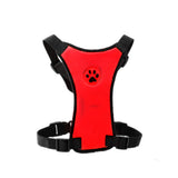 Maxbell Maxbell Breathable Mesh Pet Cat Dog Harness Leash Set for Pet Puppy Vest L Red