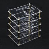 4-Layer Clear Case Enclosure with Cooling Fan for Raspberry Pi