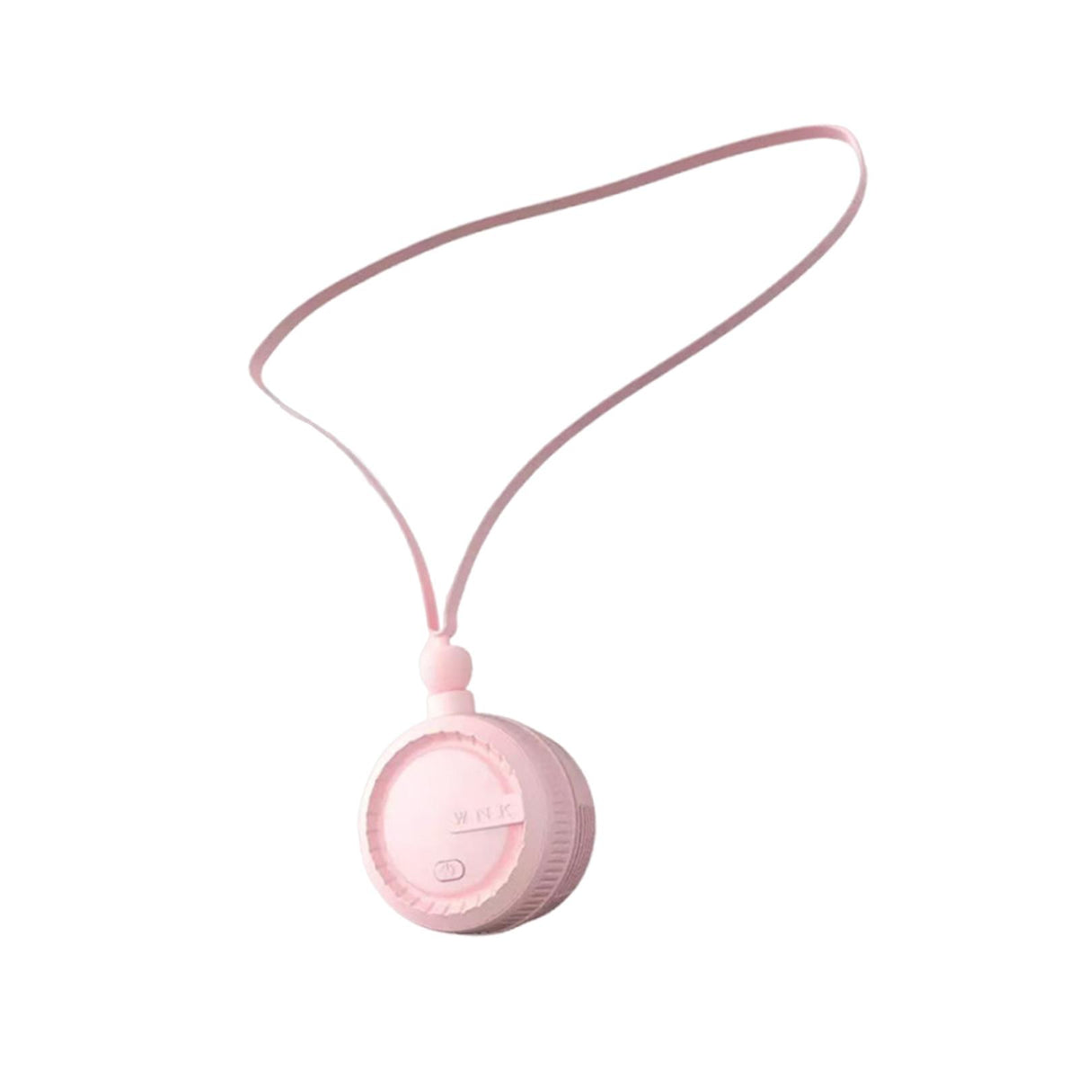 Maxbell Portable Hanging Neck Fan Small for Travel Home Office with Adjustable Strap pink