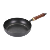 Maxbell Iron Wok Frying Pot Cookware Suitable for All Stoves No Coating Stir Fry Pan Diameter 28cm Without Lid