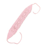 Maxbell Crochet Hair Bandana Headwrap Hairbands for Role Play Photo Shoot Masquerade Pink Butterfly