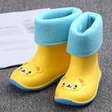 Maxbell Children Toddlers Waterproof Rubber Rain Boots   Yellow Bear for 3 years