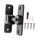Maxbell Zinc Alloy Door Lock Lathch Door Latch Lock for Bedroom Home Security Garden Black