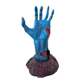 Maxbell Berserk Statue Hand God Figurine Resin Sculpture for Table Office Bedroom Blue