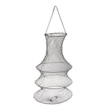 Maxbell Maxbell Foldable Fishing Keep Net Crab Fish Shrimp Crayfish Trap Cage 60cm - River Lake