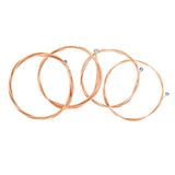 Maxbell Bass Strings Acoustic Bass Strings for Electric Guitar Folk Guitar Beginners 4 Strings SA41