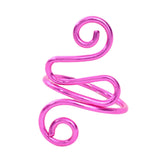 Maxbell Crochet Tension Ring Loop Ring Yarn Tension Control Ring for Mother Her Gift pink