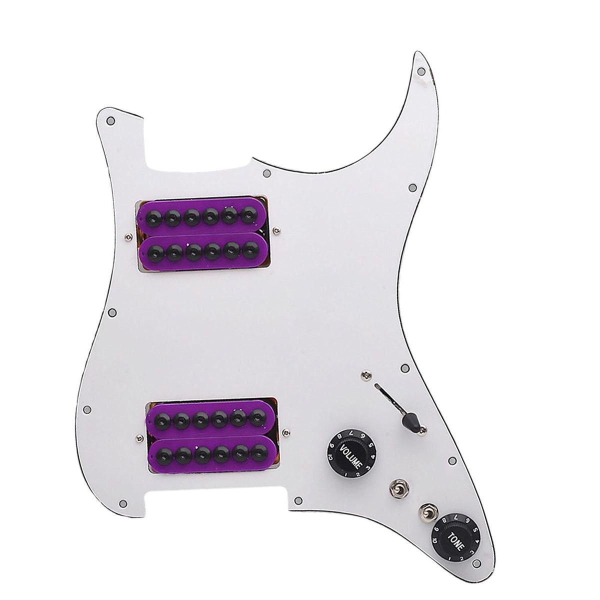 Maxbell Guitar Pickguard Professional Practical Switch Control Scratchplate Accessory Violet